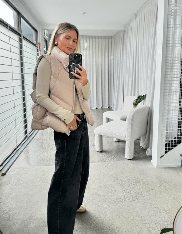SUPERETTE Davis Vest - Blush Sz10