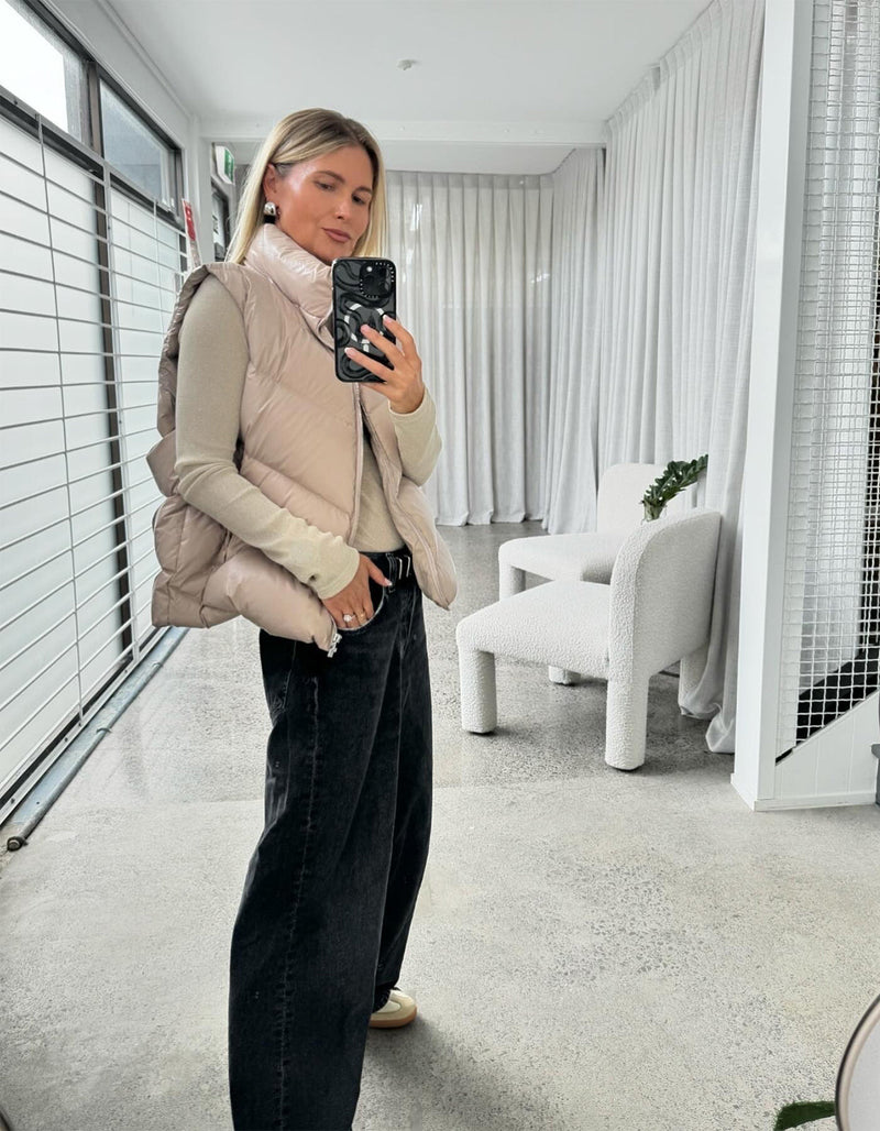 SUPERETTE Davis Vest - Blush Sz10