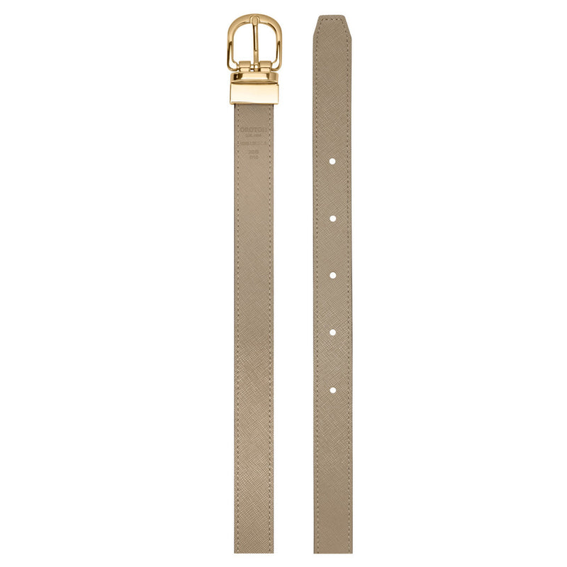 OROTON Inez Reversible Belt - Black/Tan or Navy/Bone