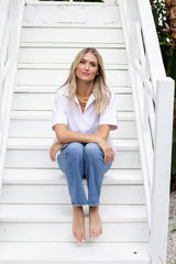 JULIA AMORY Antibes Shirt - White