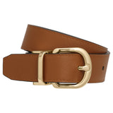 OROTON Inez Reversible Belt - Black/Tan or Navy/Bone