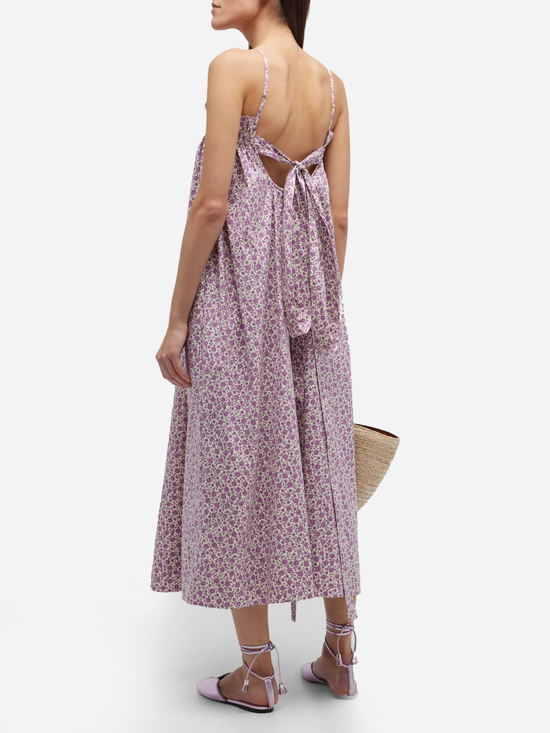 TORY BURCH Ruffle Top Dress - Pink Ditsy Sz4 NZ8  RRP $1250