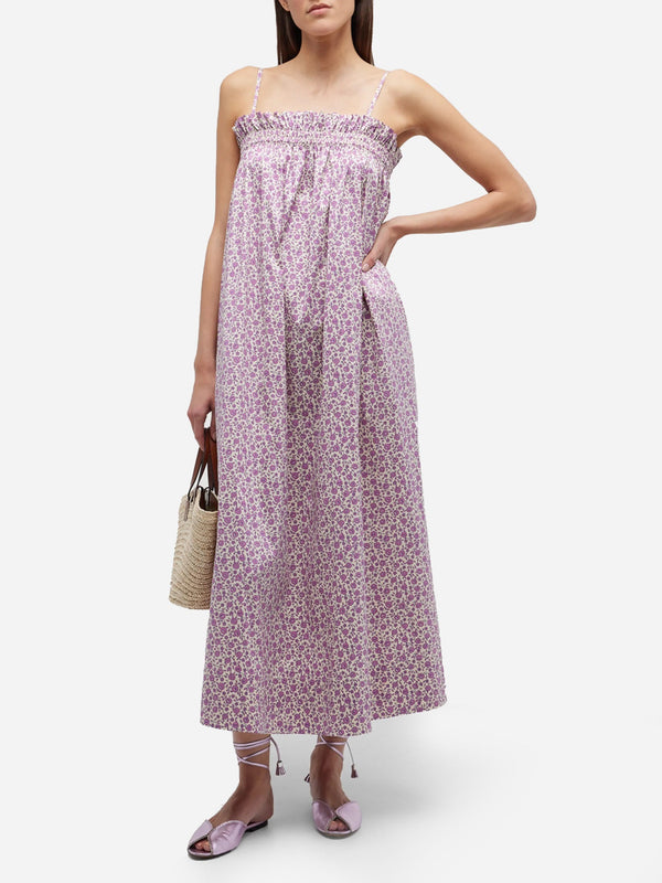 TORY BURCH Ruffle Top Dress - Pink Ditsy Sz4 NZ8  RRP $1250