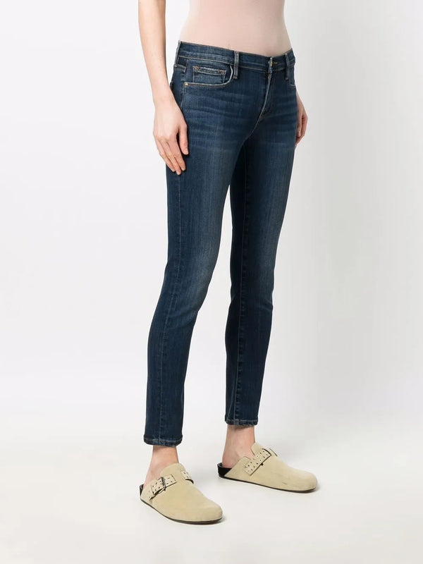 FRAME Le Garcon Mid Rise Slouchy Jeans, - Azure Sz29