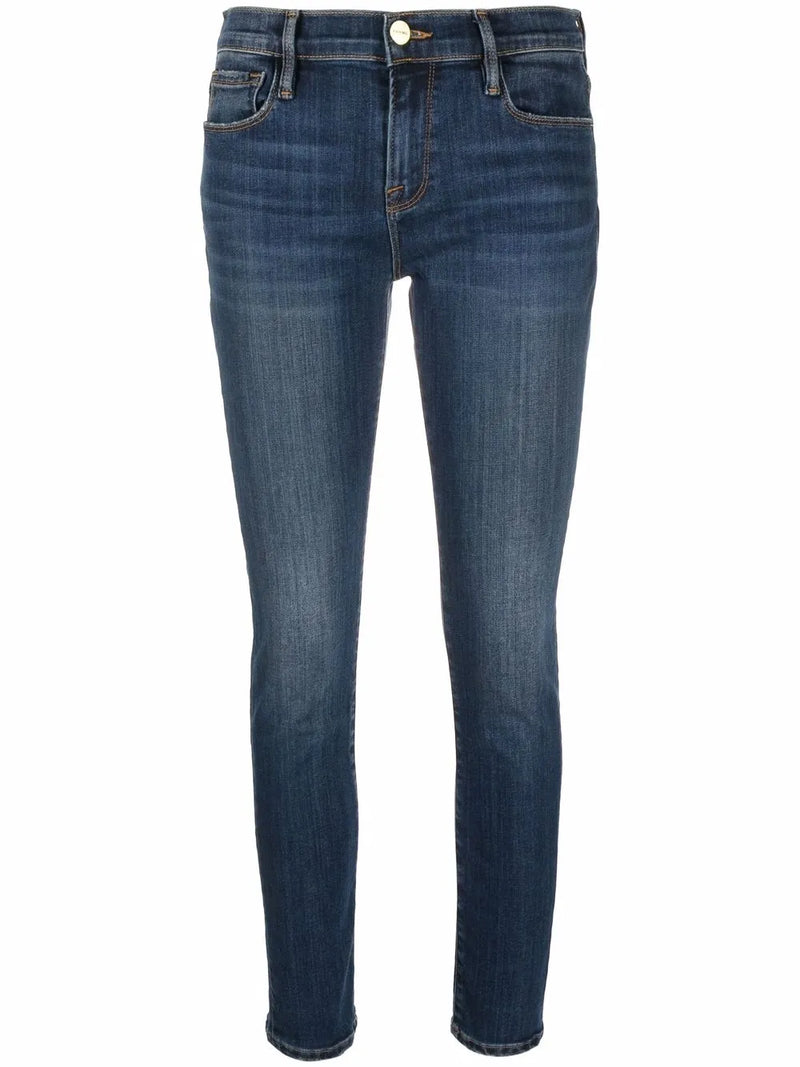 FRAME Le Garcon Mid Rise Slouchy Jeans, - Azure Sz29