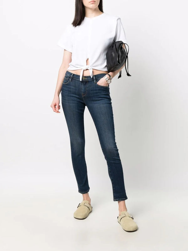 FRAME Le Garcon Mid Rise Slouchy Jeans, - Azure Sz29