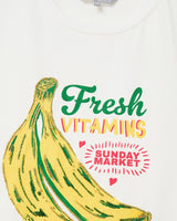 OLIVER BONAS Beaded Banana Graphic T-Shirt - White Sz16