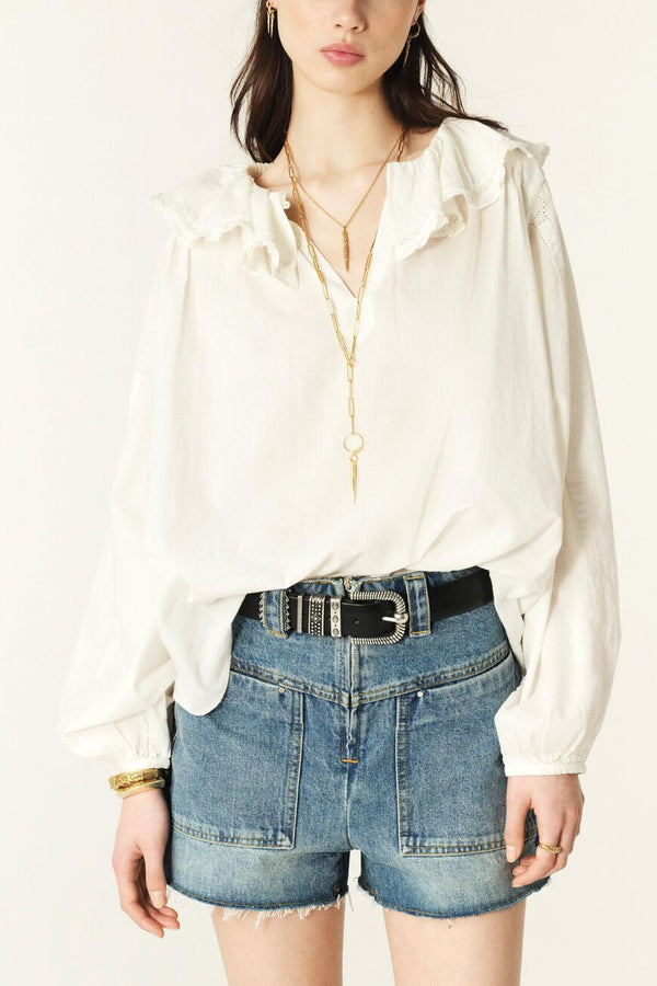 BA&SH Hira Blouse - White Sz3 NZ Large