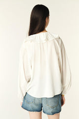 BA&SH Hira Blouse - White Sz3 NZ Large