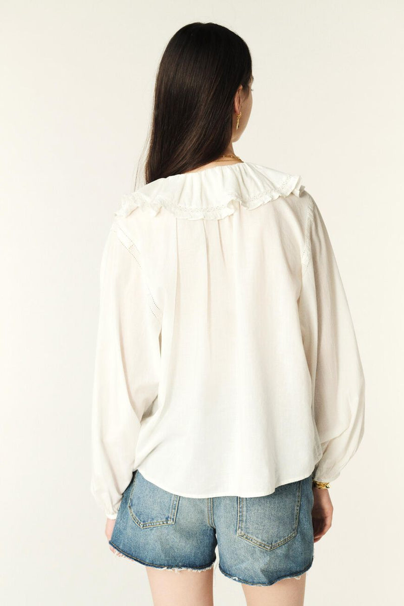 BA&SH Hira Blouse - White Sz3 NZ Large