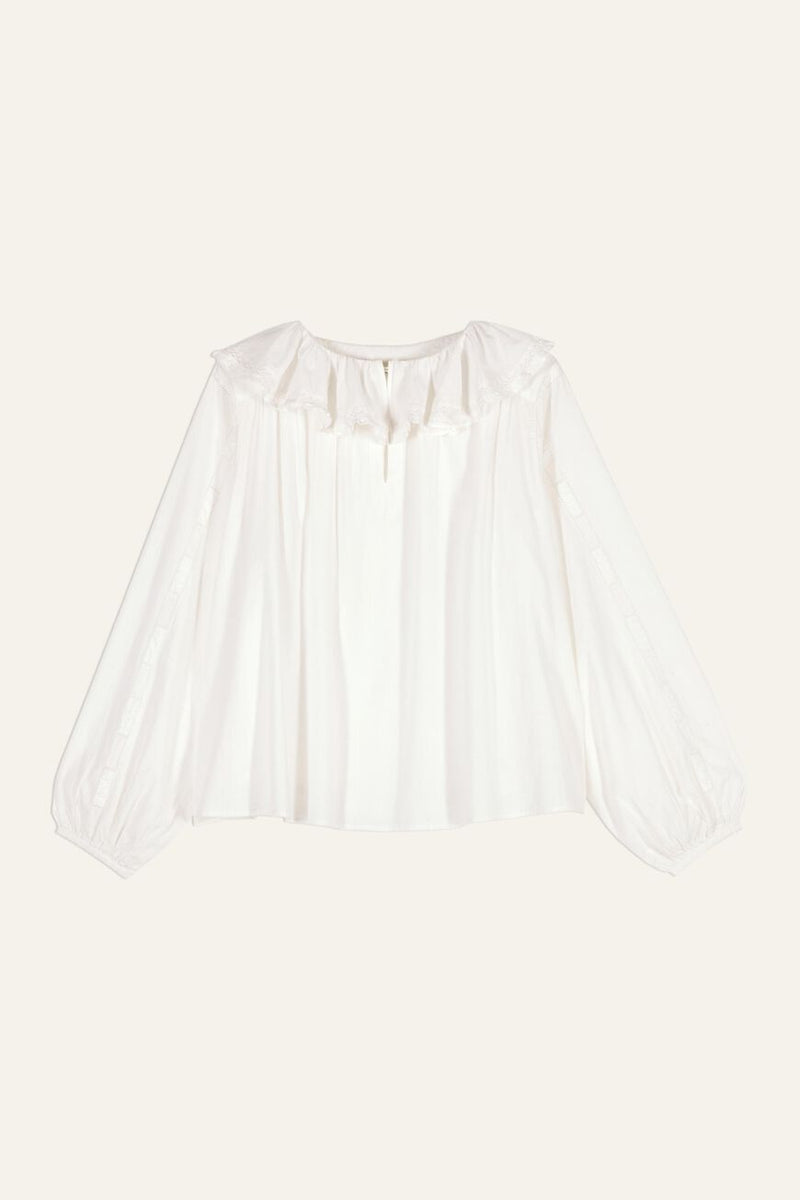BA&SH Hira Blouse - White Sz3 NZ Large