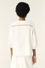 BA&SH Lirkin Blouse - White Sz1 NZ Small