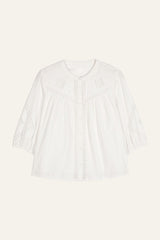 BA&SH Lirkin Blouse - White Sz1 NZ Small