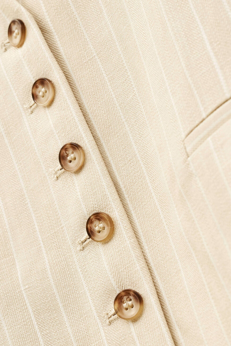 BA&SH Patsy Waistcoat - Beige Sz1 NZ8