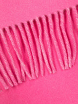 JACQUEMUS Logo Virgin Wool Scarf - Pink