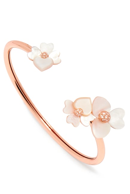 KATE SPADE Precious Pansy Flex Cuff