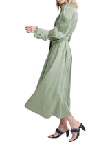 AJE Idealist Shirt Dress - Green Sz4