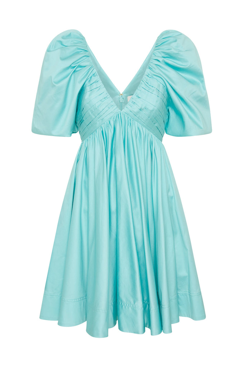 AJE Gabrielle Plunge Mini Dress - Spearmint Sz6