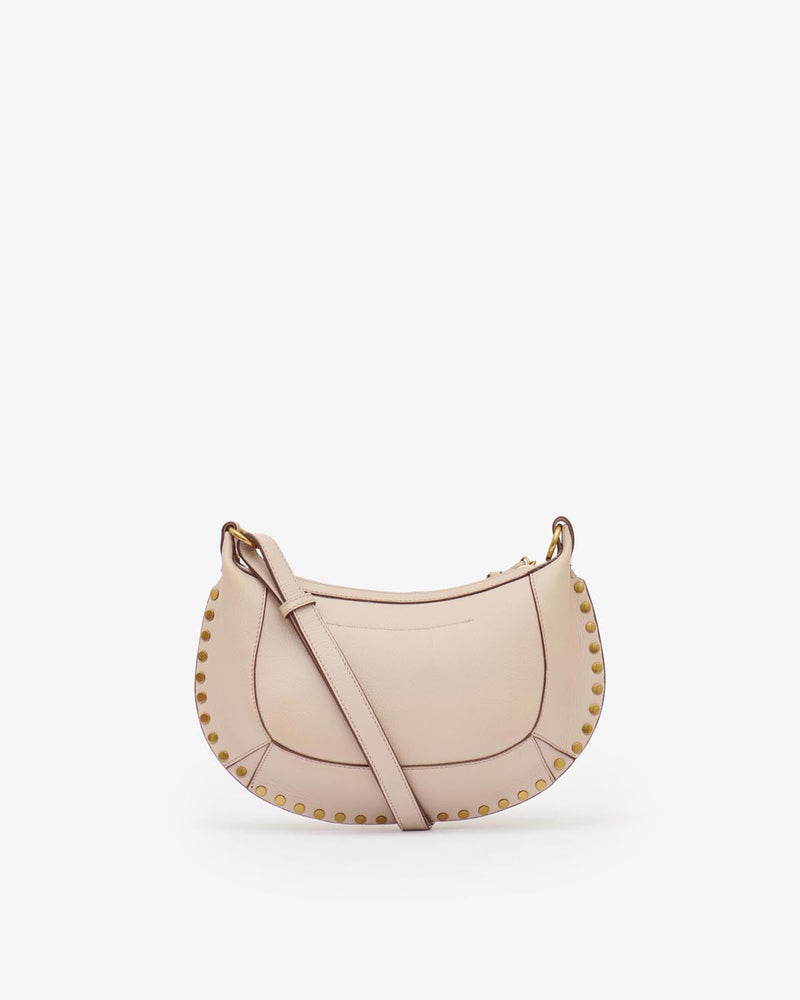 ISABEL MARANT Oskan Moon Studded  Bag - Natural