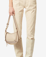 ISABEL MARANT Oskan Moon Studded  Bag - Natural