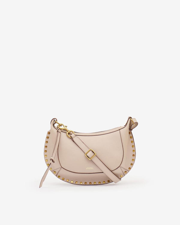 ISABEL MARANT Oskan Moon Studded  Bag - Natural
