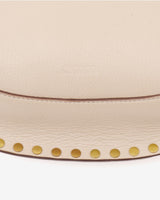 ISABEL MARANT Oskan Moon Studded  Bag - Natural
