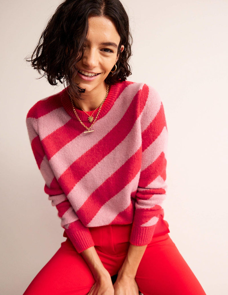 BODEN Red Stripe Jumper SzXL