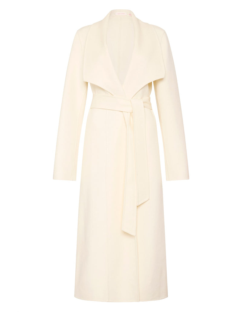 SASS & BIDE Thousand Miles Coat - Winter White SzM