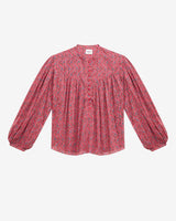 MARANT ETOILE Salika Blouse - Cranberry Sz38 NZM