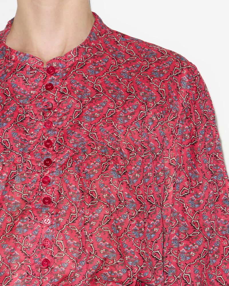 MARANT ETOILE Salika Blouse - Cranberry Sz38 NZM