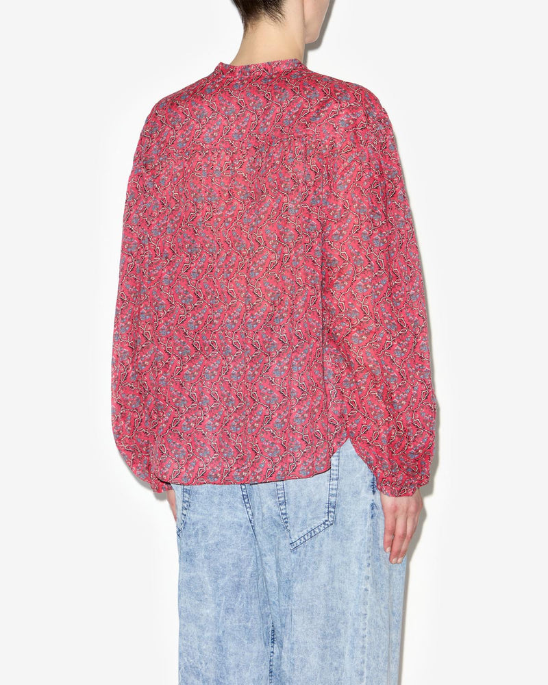 MARANT ETOILE Salika Blouse - Cranberry Sz38 NZM