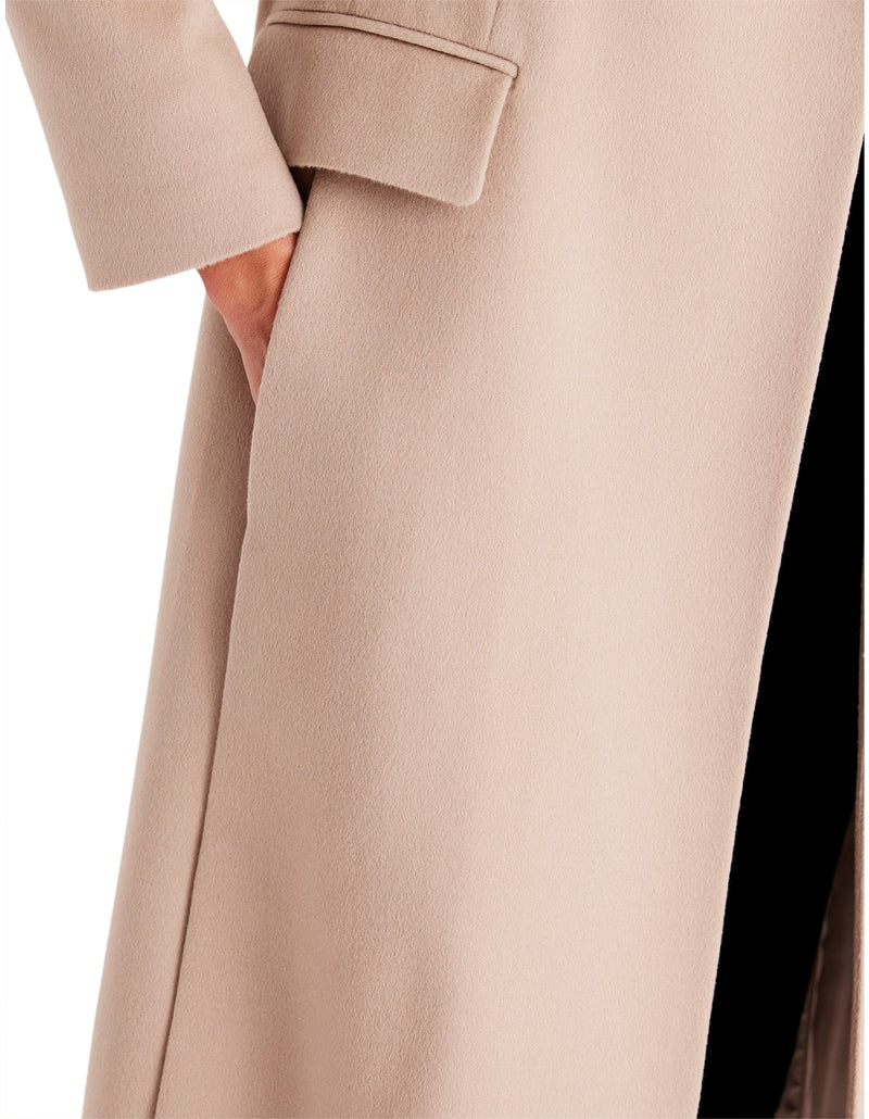 CABLE Reeves Wool Coat - Wheat Sz12