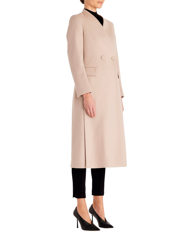 CABLE Reeves Wool Coat - Wheat Sz12