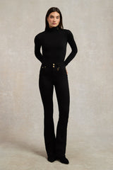 HOLLAND COOPER High Rise Flared Jean - Black Sz12R