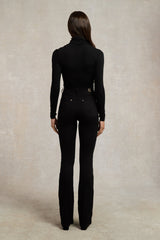 HOLLAND COOPER High Rise Flared Jean - Black Sz12R