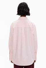 WITCHERY Cotton Oxford Shirt - Powder Pink Sz16