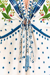 FARM RIO Macaw Flight Maxi Dress - Off-White