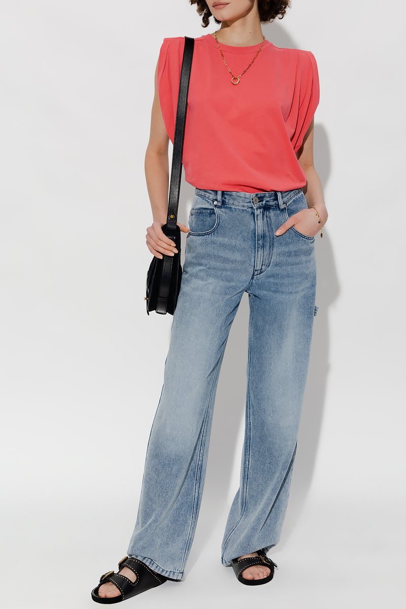 ISABEL MARANT Zutti Tank Top - Coral SzXS