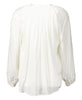 GREEK ARCHAIC KORI Embroidered Blouse - White