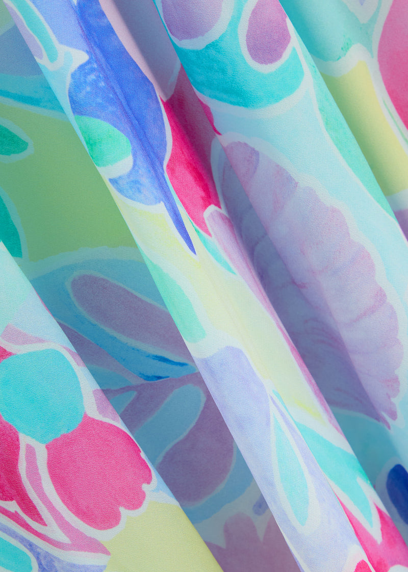 RIXO Aero Dress - Abstract Tulip Sz10