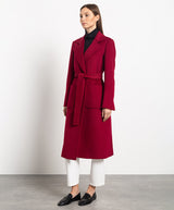 MAX & CO. Classic Runaway Wool Coat - Plum Sz12