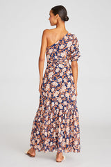 AMUR Claudia One Shoulder Dress - Twilight Floral Sz4 NZ8