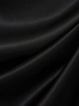 ANINE BING Megan Silk Satin Dress - Black SzM