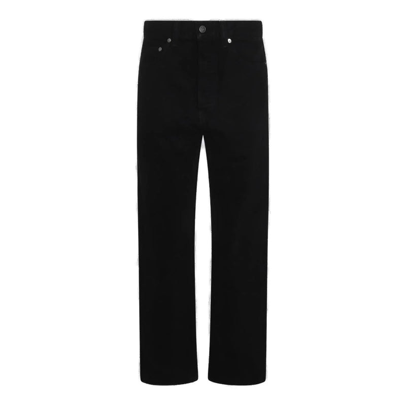 KHAITE Corben High-rise Tapered Jeans - Black Sz27