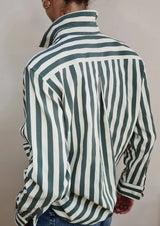 YAITTE Buoy Stripe Shirt - Green SzM