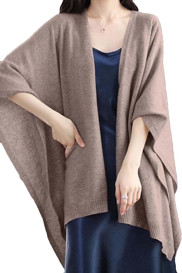 NEW STUDIO Merino Split Front Shawl