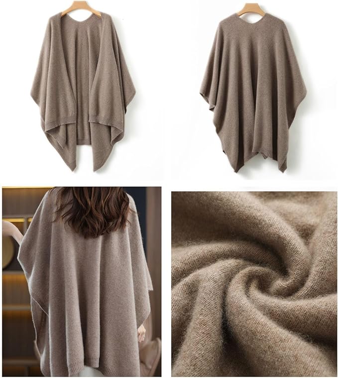 NEW STUDIO Merino Split Front Shawl
