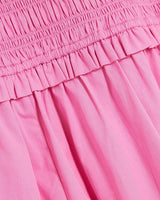 RIVER ISLAND Shirred Midi Dress - Pink Sz8
