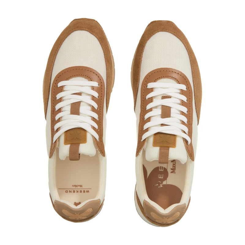 WEEKEND MAX MARA  Raro Sneakers - Off White & Camel U39