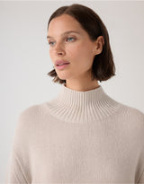 THE WHITE COMPANY Wide Sleeve Cashmere Jumper - Alabaster SzS